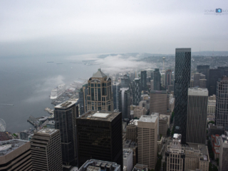A moody skyline [Sky View Observatory - Seattle, WA]